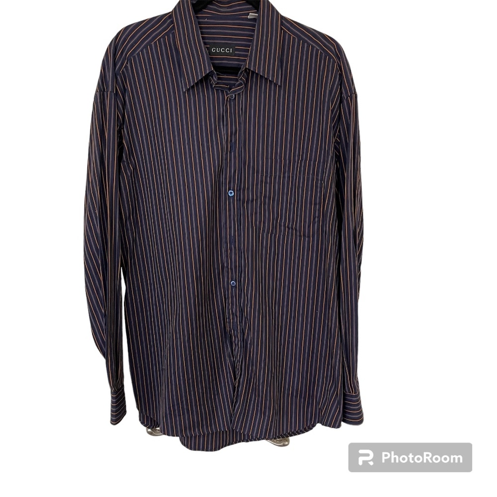 Vintage Gucci dress shirt. Size 17.